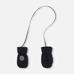 Accessoires-Jacadi Moufles bébé garçon en nylon et sherpa - marine MARINE JACADI