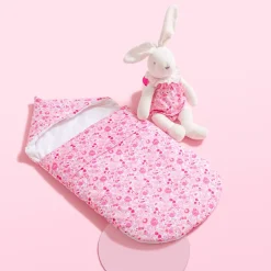 Gigoteuse, Couverture|Gigoteuses Et Couvertures-Jacadi Nid d'ange en tissu Liberty - lore ROSE/MULTICO
