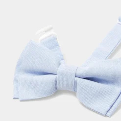 Accessoires-Jacadi Nœud papillon enfant garçon en Oxford - bleu clair BLEU CLAIR JACADI
