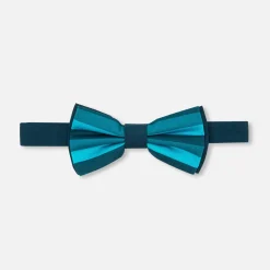 Accessoires-Jacadi Nœud papillon rayé - lore TURQUOISE/MULTICO