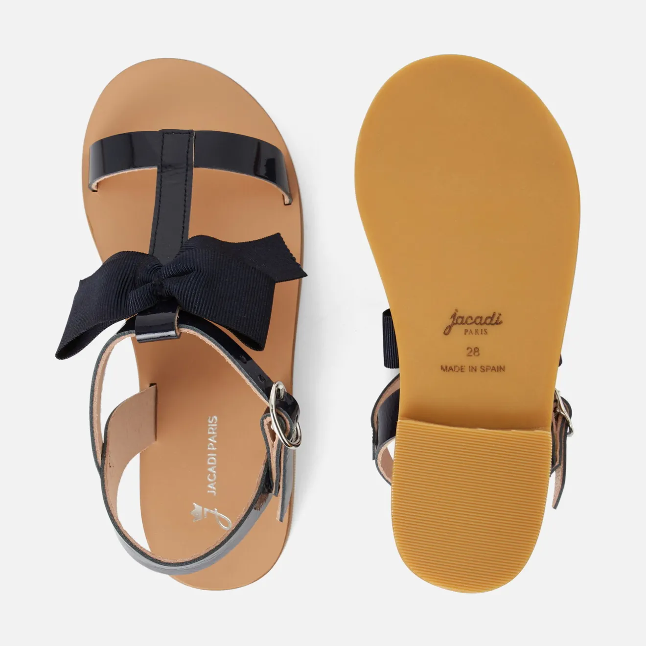 Sandales Et Nu-Pieds|Chaussures-Jacadi Nu-pieds enfant fille - marine MARINE JACADI