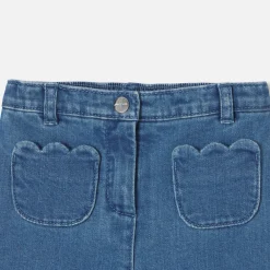 Pantalon Et Short-Jacadi Pantalon bébé fille en jean léger - DENIM CLAIR