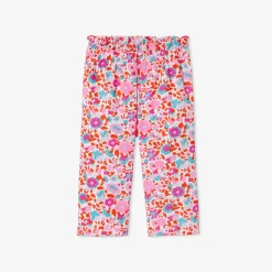 Pantalon Et Short-Jacadi Pantalon bébé fille en tissu Liberty - lore ORANGE/MULTICO