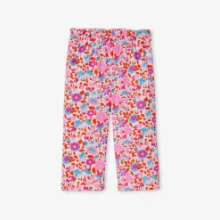 Pantalon Et Short-Jacadi Pantalon bébé fille en tissu Liberty - lore ORANGE/MULTICO