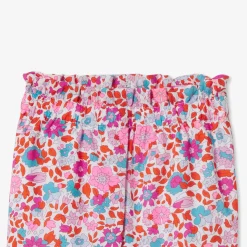 Pantalon Et Short-Jacadi Pantalon bébé fille en tissu Liberty - lore ORANGE/MULTICO