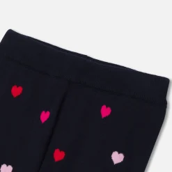 Pantalon Et Short-Jacadi Pantalon bébé fille en tricot - lore MARINE/MULTICO