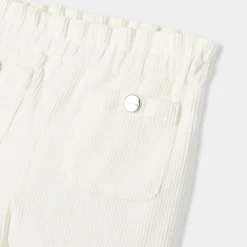 Pantalon Et Short-Jacadi Pantalon bébé fille en velours - blanc doux BLANC DOUX JACADI
