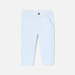 Pantalon Et Short-Jacadi Pantalon bébé garçon en twill - BLEU PALE