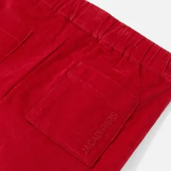 Pantalon Et Short-Jacadi Pantalon bébé garçon en velours - ROUGE RUBIS