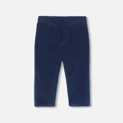 Pantalon Et Short-Jacadi Pantalon bébé garçon en velours - BLEU MARNE