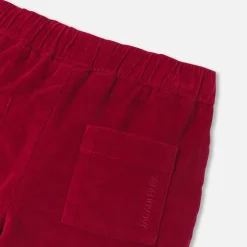 Pantalon Et Short-Jacadi Pantalon bébé garçon en velours - POURPRE