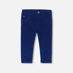 Pantalon Et Short-Jacadi Pantalon bébé garçon en velours côtelé - BLEU FONCE