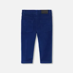 Pantalon Et Short-Jacadi Pantalon bébé garçon en velours côtelé - BLEU FONCE