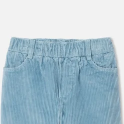 Pantalon Et Short-Jacadi Pantalon bébé garçon en velours côtelé - BLEU DEAU