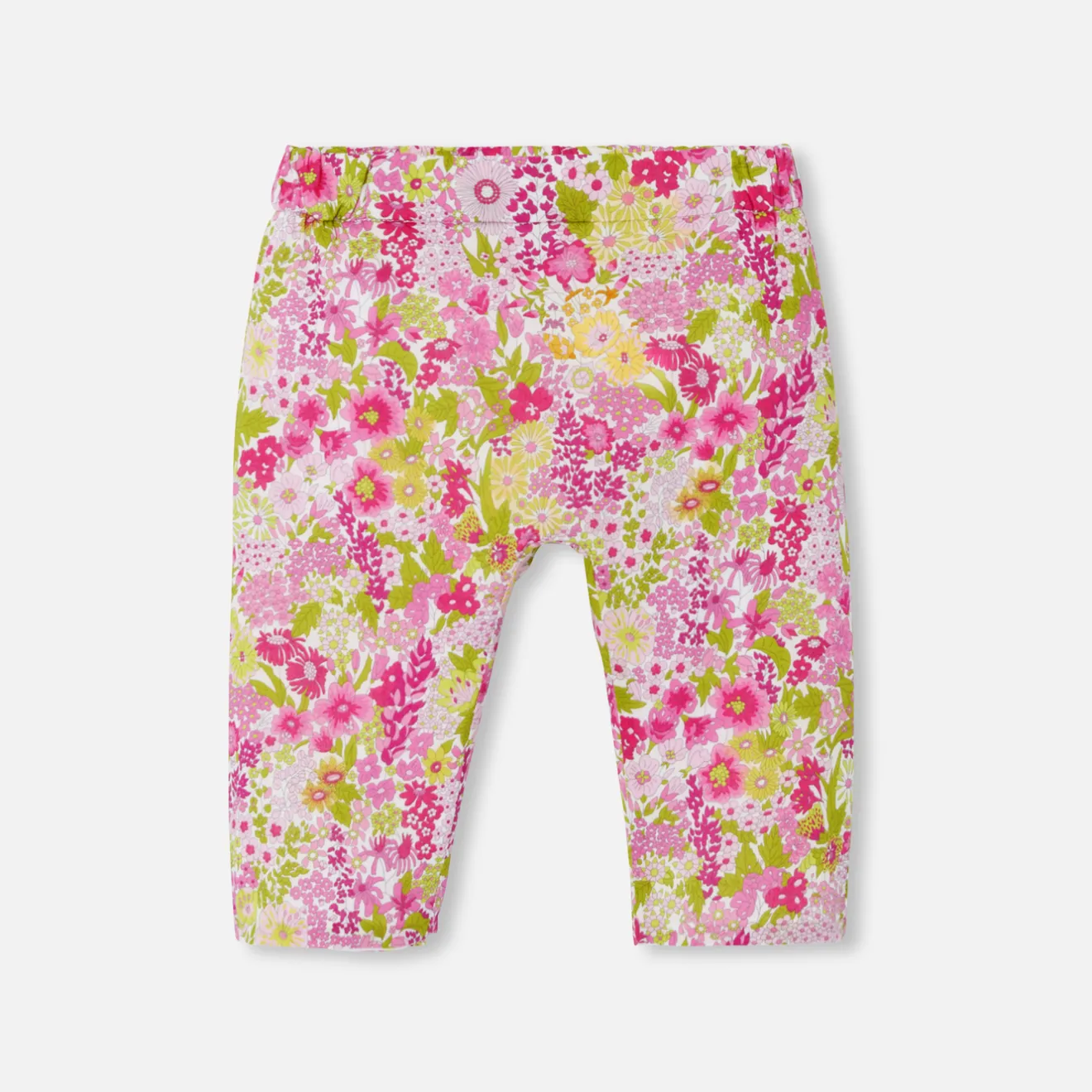 Pantalon, Bloomer Et Short-Jacadi Pantalon confort bébé fille en Tissu Liberty - lore ROSE/MULTICO