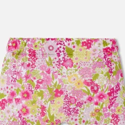 Pantalon, Bloomer Et Short-Jacadi Pantalon confort bébé fille en Tissu Liberty - lore ROSE/MULTICO