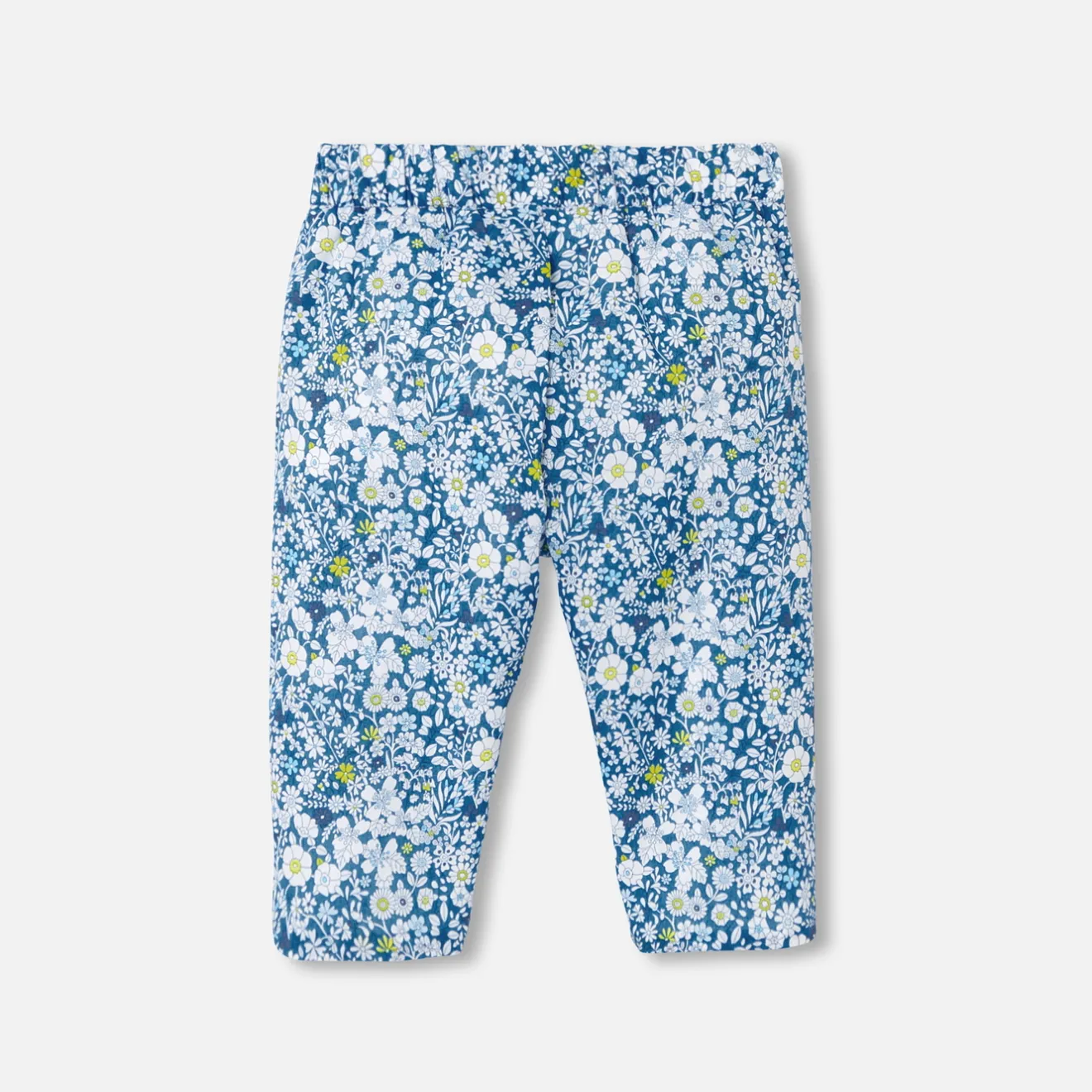 Pantalon, Bloomer Et Short-Jacadi Pantalon confort bébé fille en Tissu Liberty - lore BLEU/MULTICO