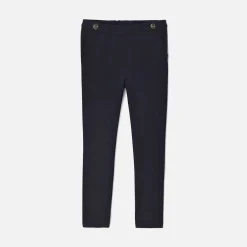 Pantalon Et Jogging-Jacadi Pantalon enfant fille en maille Milano - marine MARINE JACADI
