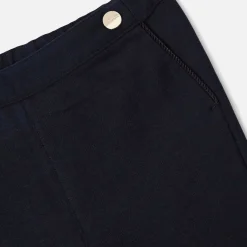 Pantalon Et Jogging-Jacadi Pantalon enfant fille en maille Milano - marine MARINE JACADI