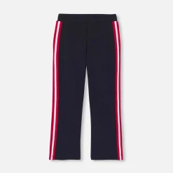 Pantalon Et Jogging-Jacadi Pantalon enfant fille en molleton - marine MARINE JACADI