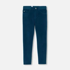 Pantalon Et Jogging-Jacadi Pantalon enfant garçon en velours côtelé - PETROLE