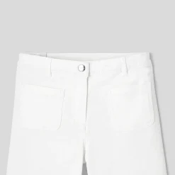 Pantalon Et Jogging-Jacadi Pantalon large enfant fille - blanc BLANC JACADI