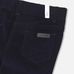 Pantalon Et Jogging-Jacadi Pantalon slim en velours enfant fille - marine MARINE JACADI