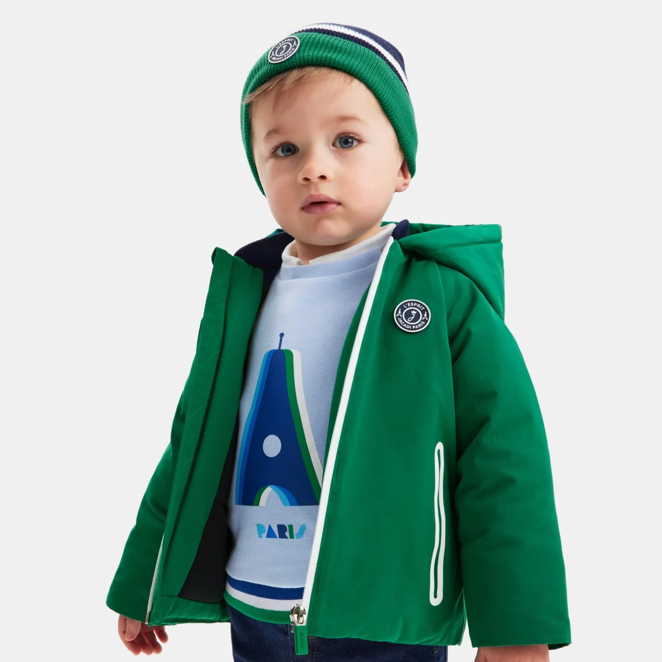 Manteaux, Vestes Et Combi Pilote-Jacadi Parka bébé garçon - VERT FONCE