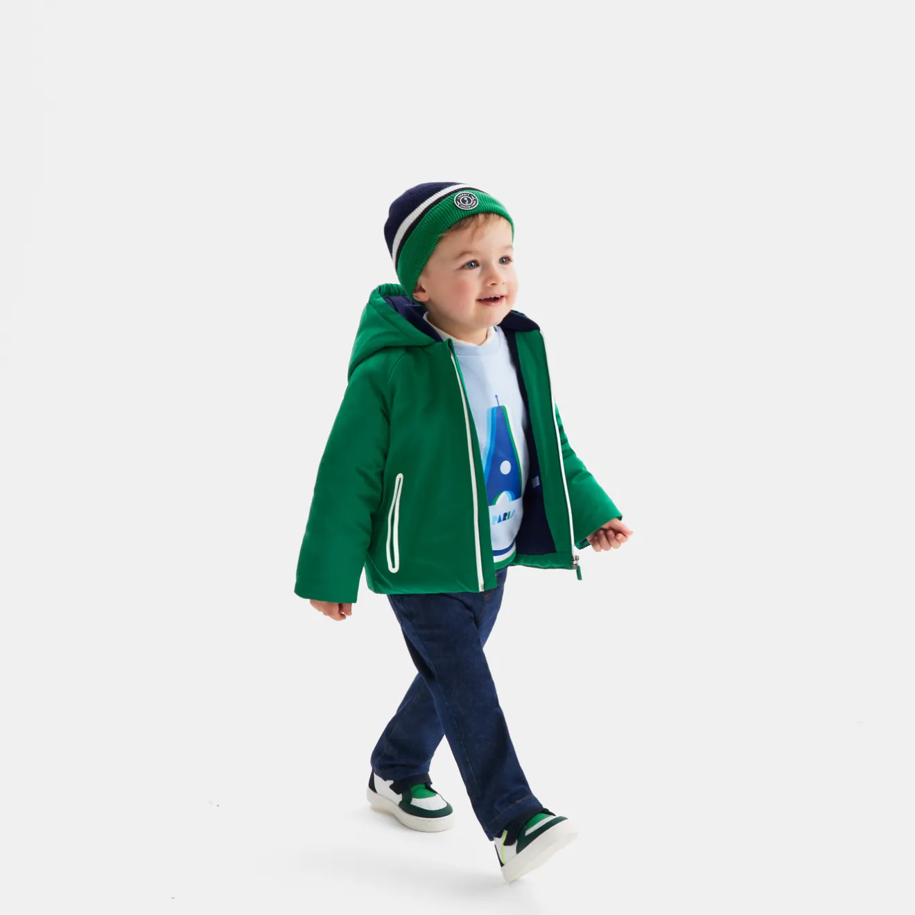 Manteaux, Vestes Et Combi Pilote-Jacadi Parka bébé garçon - VERT FONCE