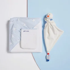 Sorties De Bain Et Peignoirs-Jacadi Parure de bain - BLANC/BLEU