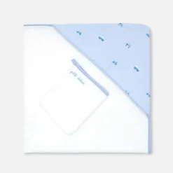 Sorties De Bain Et Peignoirs-Jacadi Parure de bain - BLANC/BLEU