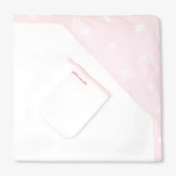 Sorties De Bain Et Peignoirs-Jacadi Parure de bain - BLANC/ROSE