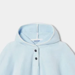 Sorties De Bain Et Peignoirs-Jacadi Peignoir de bain en éponge - lore BLANC/MULTICO