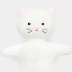 Doudou, Peluche|Eveil, Doudou Et Peluche-Jacadi Peluche chat petit modèle - blanc BLANC JACADI