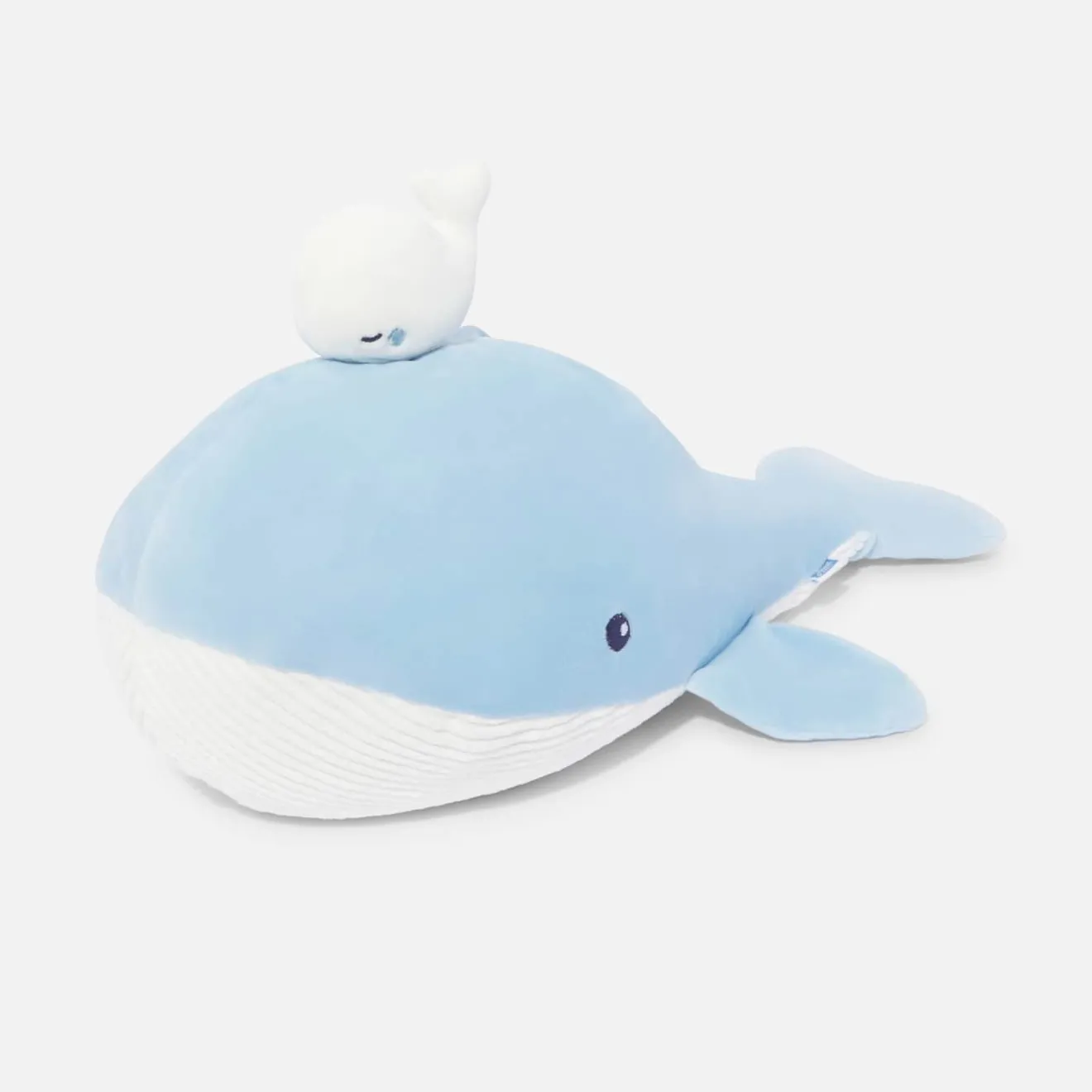 Doudou, Peluche|Eveil, Doudou Et Peluche-Jacadi Peluche d'activités baleine - BLANC/BLEU