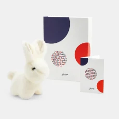 Doudou, Peluche|Eveil, Doudou Et Peluche-Jacadi Peluche Lapin Patrimoine Français - blanc BLANC JACADI