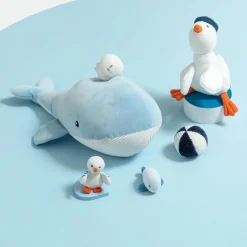 Doudou, Peluche|Eveil, Doudou Et Peluche-Jacadi Peluche mouette - BLANC/BLEU