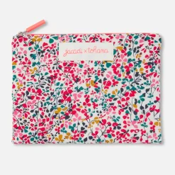 Accessoires-Jacadi Petite pochette en tissu Liberty - x Tohana - lore MULTICO