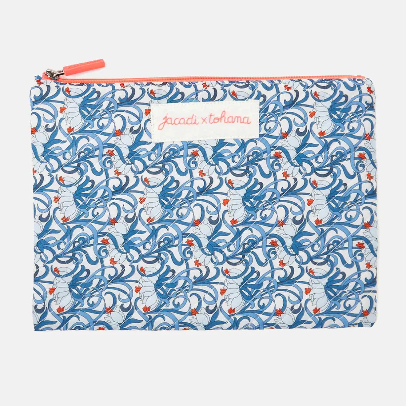 Accessoires-Jacadi Pochette en tissu Liberty - x Tohana - lore BLEU/MULTICO
