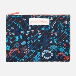 Accessoires-Jacadi Pochette en tissu Liberty - x Tohana - lore VERT/MULTICO