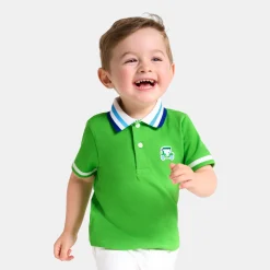 T-Shirt Et Polo-Jacadi Polo bébé garçon en piqué de coton - VERT TREFLE