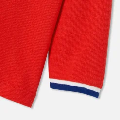 T-Shirt Et Polo-Jacadi Polo bébé garçon manches longues - ROUGE VIF