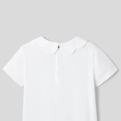 T-Shirt, Polo Et Sous-Pull-Jacadi Polo enfant fille à col festonné - blanc BLANC JACADI