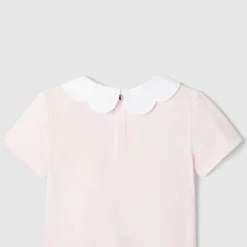T-Shirt, Polo Et Sous-Pull-Jacadi Polo enfant fille à col festonné - rose poudre ROSE POUDRE JACADI
