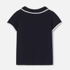 T-Shirt, Polo Et Sous-Pull-Jacadi Polo enfant fille - marine MARINE JACADI