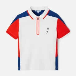 T-Shirt, Polo Et Sous-Pull-Jacadi Polo enfant garçon - BLANC/ROUGE