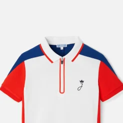 T-Shirt, Polo Et Sous-Pull-Jacadi Polo enfant garçon - BLANC/ROUGE