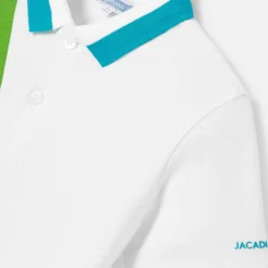 T-Shirt, Polo Et Sous-Pull-Jacadi Polo enfant garçon en piqué de coton - lore BLANC/MULTICO