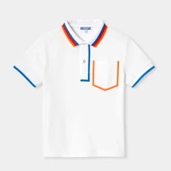 T-Shirt, Polo Et Sous-Pull-Jacadi Polo enfant garçon en piqué de coton - blanc BLANC JACADI