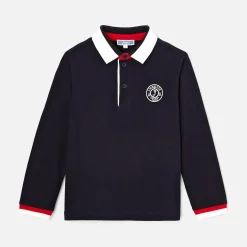 T-Shirt, Polo Et Sous-Pull-Jacadi Polo esprit rugby enfant garçon - marine MARINE JACADI